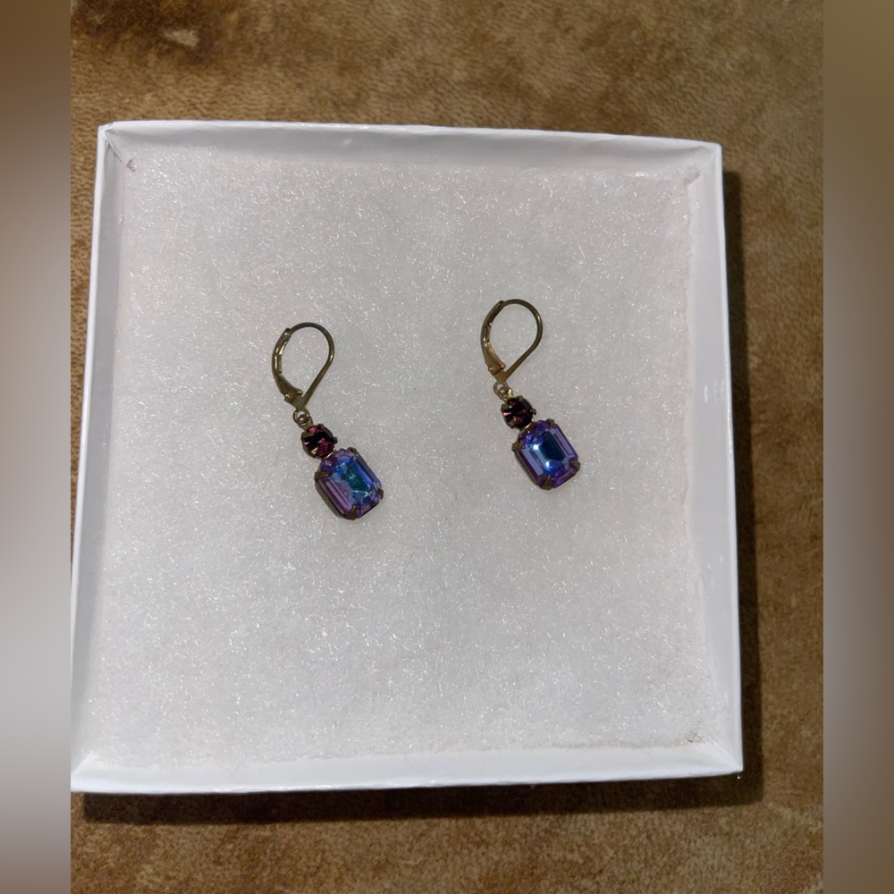 Gem stone earrings